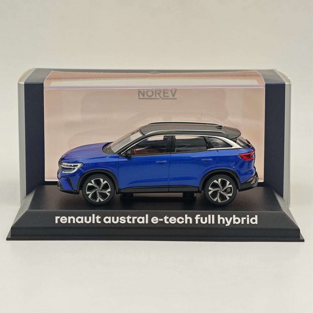 1/43 Norev Renault Austral E-Tech Hybrid Diecast Model Car Blue  