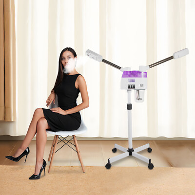 2 in1 Ozone Verdampfer Bedampfer Gesichtssauna Vapozon Kosmetikstudio Dampfgerät