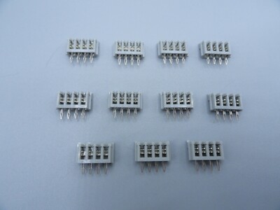 4 Pin Header Strip Connector Insulation Piercing SH2-1004-001E10-NBA (Lot of 10)