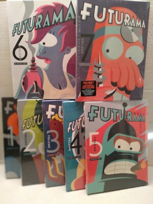 FUTURAMA Volumes 1-7 Collection DVD NTSC 20th Century Fox Brand