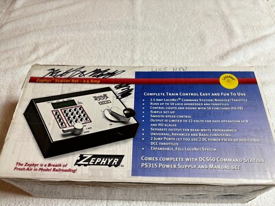 DIGITRAX ZEPHYR STARTER SET HO USED EXCELLENT CONDITION IN ORIGINAL BOX