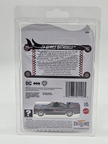 New In Case - Hot Wheels Red Line Club Exclusive - 1966 BATMOBILE - TV Series - Picture 3 of 4