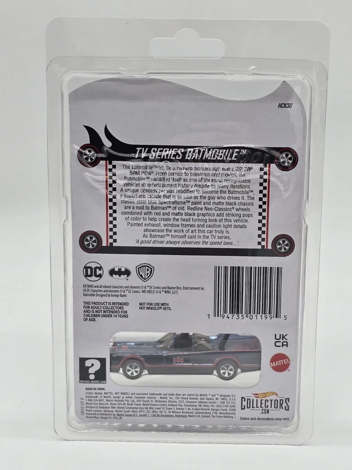 Hot Wheels Red Line Club Exclusive - 1966 BATMOBILE - TV Series - Image 3 of 4