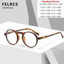 Round Blue Light Blocking Reading Glasses Men Women Clear Lens Classic Glasses
