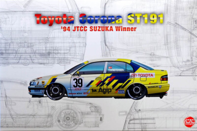 Toyota Corona ST191 '94 JTCC Suzuka Winner 1:24 Model Kit Platz nunu PN24020