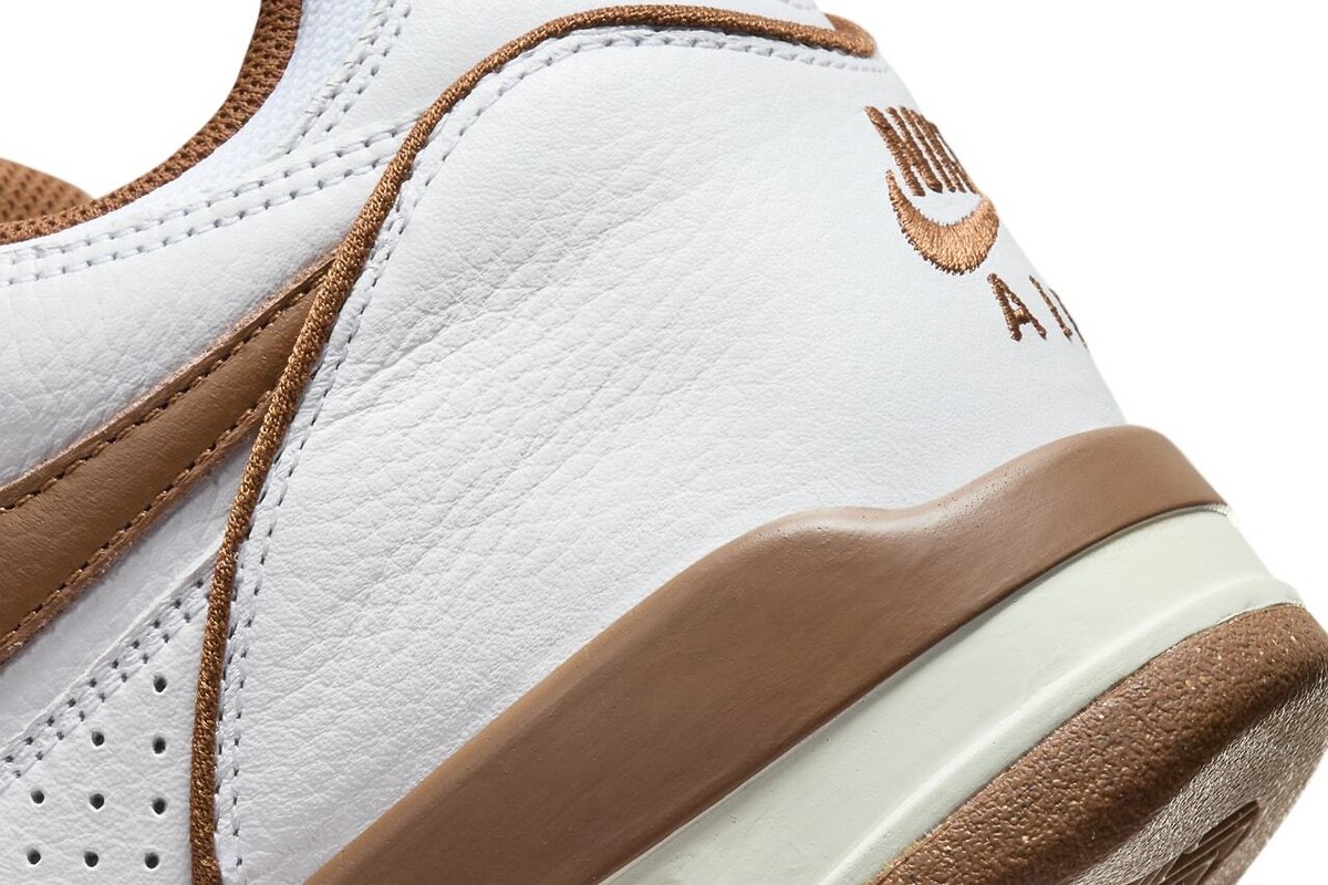 Stussy × NikeAirFlight89Low WhiteandPeca Air Flight '89 Low x Stüssy 'White and Pecan' (FD6475-100