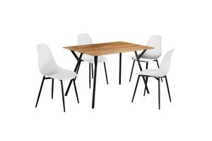 plastic dining table with 4 chairs