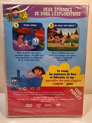 Dora L'exploratrice 3 Une Collection En Dvd Brand New Sealed Free