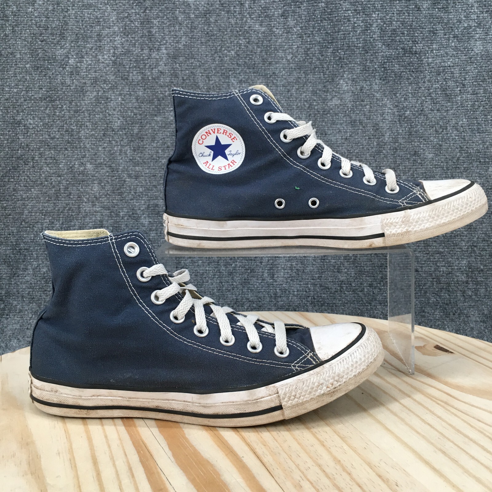 Converse Shoes Mens 7.5 Womens 9.5 Cap Toe High Top Sneakers M9622 Blue Canvas Converse Shoes Mens 7.5 Womens 9.5 Cap Toe High Top Sneakers M9622 Blue Canvas