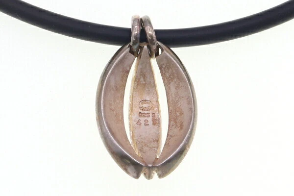 Collar George Jensen Diseño Melón Número 427 SV Plata de Ley 925 Usado Foto 2 de 4