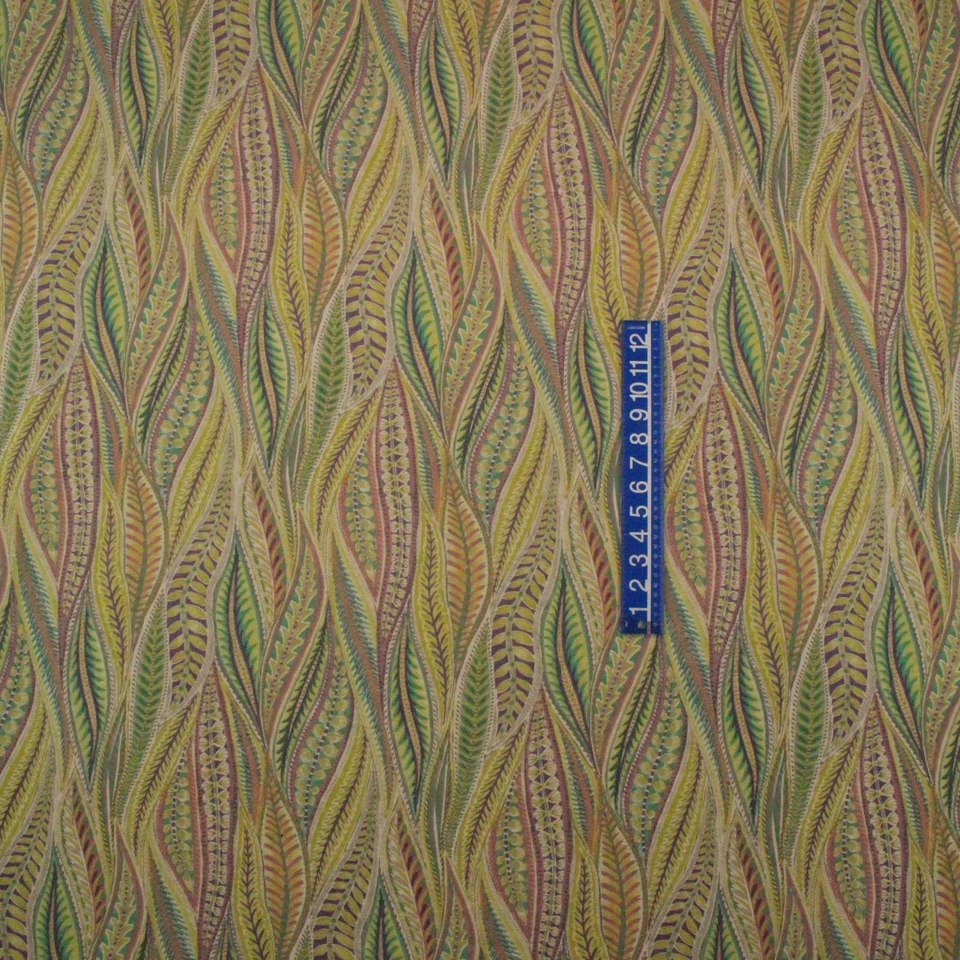 CLARENCE HOUSE CARINA PAISLEY 绿色花卉叶子独家面料 YARD 出品 54W — 第 3/4 张图片