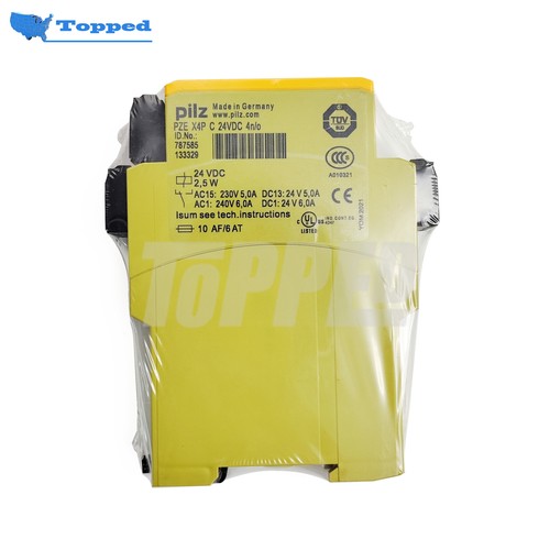 Nuovo Pilz PZE X4P C 787585 relè di sicurezza 24VDC 4n/o terminale a molla - Foto 3 di 5