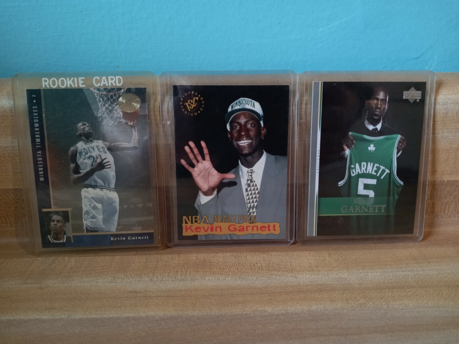 Vintage Kevin Garnett Rookie Card Lot + Celtics Upper Deck. NBA cards 90s  Topps! | eBay