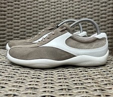 Vintage Prada Sport Two Tone Low-Top Beige Trainers 39.5