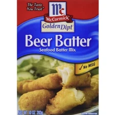 McCormick Golden Dipt Beer Batter Seafood Batter Mix