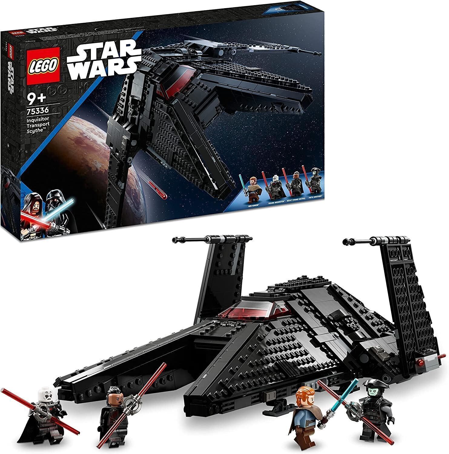 LEGO Star Wars Le Vaisseau Scythe de l’Inquisiteur 75336 jouet construction briques noir