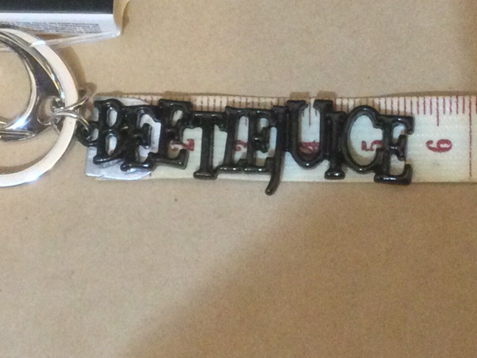 Beetlejuice, Sandworm bag charm keyring initial K charm Primark eBay