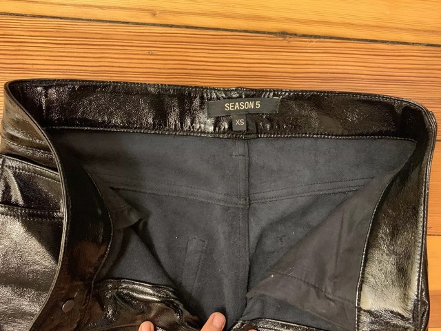 yeezy season 5 leather pants