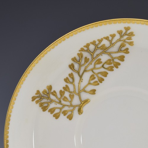 Fine Royal Worcester Porcelain Aesthetic Movement Style Gilt Cup & Saucer Antiqu - Picture 11 of 17