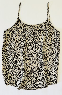 Leopard Print Cami/Spaghetti Strap Tank Naked Zebra Brand | eBay
