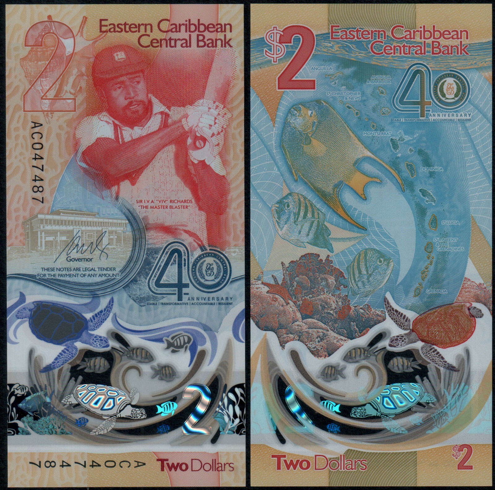 east-caribbean-states-2-dollars-p61-2023-commemorative-issue