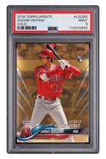 Shohei Ohtani 2018 Topps Update Gold /2018 PSA 9 RC 🔥 PSA 10 ~$9K!