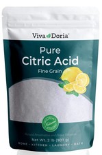 Viva Doria 100 Pure Citric Acid, Food Grade, Fine Grain, 2 lb 907 g