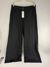 Eileen Fisher Black Wide Leg Ponte Pant S4OKB-P4607M Women's Size Medium NWT