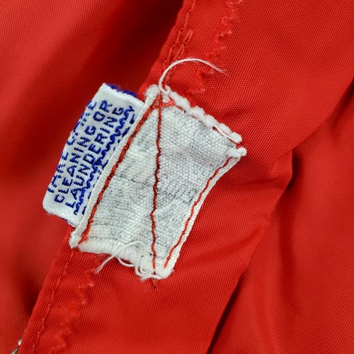 Vintage 70s 80s WHITE STAG Womens Red Full Zip Collared Windbreaker Colorblock - Picture 9 of 15