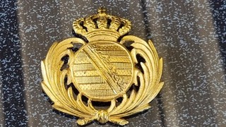 AUFLAGE FÜR KARTUSCHKASTEN GARDE REITER SACHSEN !!