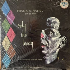 Frank Sinatra - Sings For Only The Lonely - 1975  Vinyl LP - Capitol SM 1053