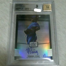Yasiel Puig Autograph Card Mlb