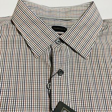 Jos A Bank Shirt Mens Size Large Reserve Multicolor Check Button Up Long Sleeve