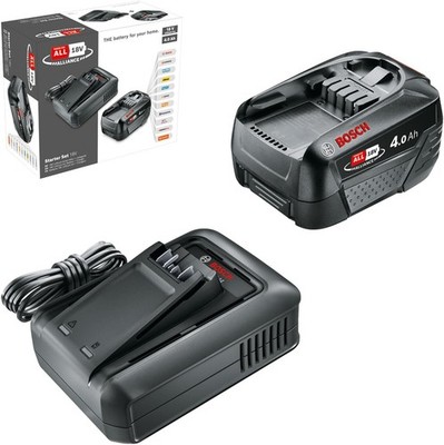 Bosch 18V Starter Set 4,0Ah Akku Schnellladegerät AL 18V-44 Power for All