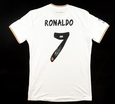 Cristiano Ronaldo Signed Real Madrid Adidas Authentic Jersey