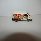 Vintage 1995 Mattel Hot Wheels Scooby Doo Mystery Machine White Ford Transit Van