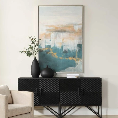 Uttermost 32442 Eastside 62" x 42" Framed Abstract Painting - Hand Painted - Picture 6 of 6