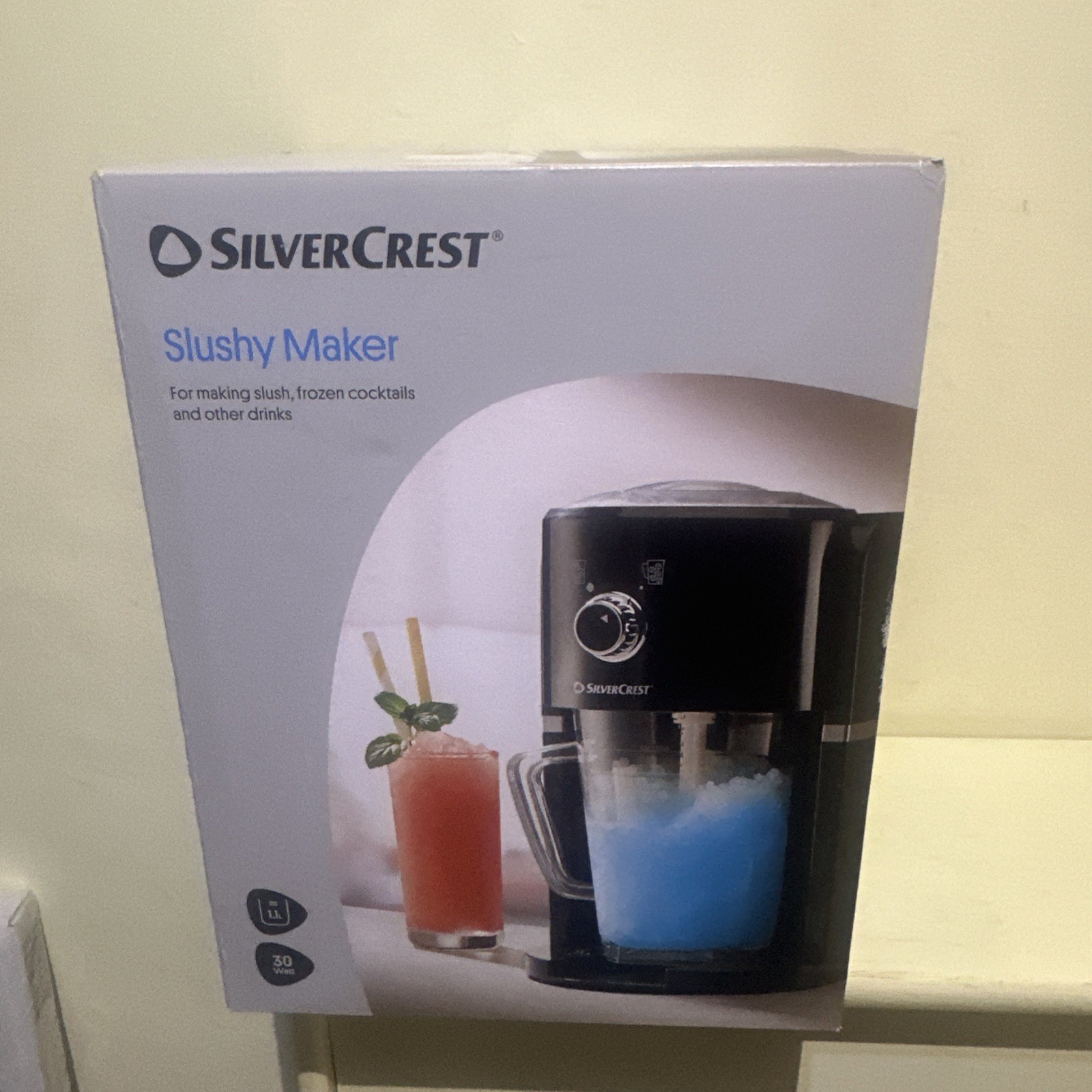 Silvercrest Slushy Maker Frozen Smoothies & Other Drinks 1.1K Black