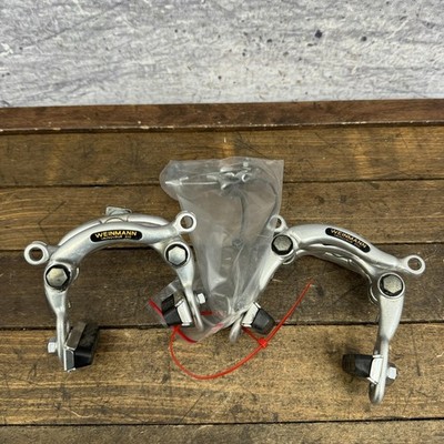 Vintage Weinmann Vainqueur 610 750 Center Pull Caliper Brakes Set Black