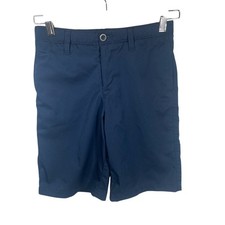 Under Armour Match Play Shorts Youth Size 12 Boys Girls Blue Golf Pockets