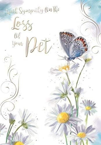 Loss Of Your Pet Sympathy Card. 19x13cm