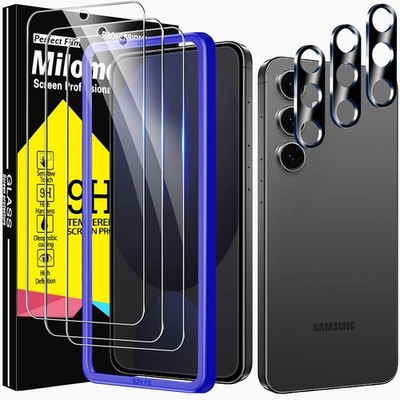Milomdoi 3 Pack Screen Protector for Samsung Galaxy S24 FE 6.7 Inch