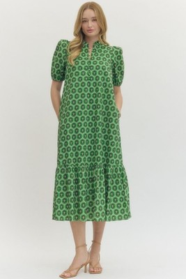 Entro Green Goddess Dress