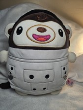 Huggy Huggables Space Monkey Plush Fiesta Stuffed Animal Toy Astronaut Soft 12