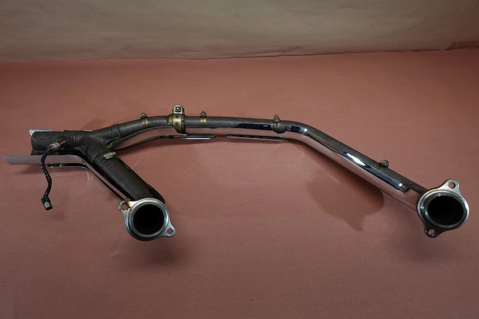 2007-2015 Yamaha VStar 1300 V Star XVS1300 Rear Exhaust Header Head Pipe - Image 3 of 4