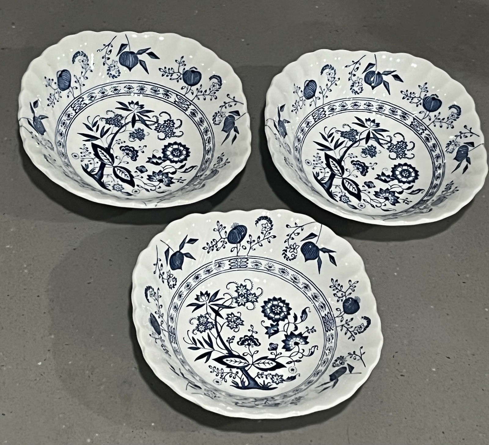 Johnson Bros Ironstone Blue Nordic Onion 6