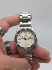 Seiko 5 Sports SKX SRPK31 Ivory Cream Dial Day Date Automatic Men's Watch