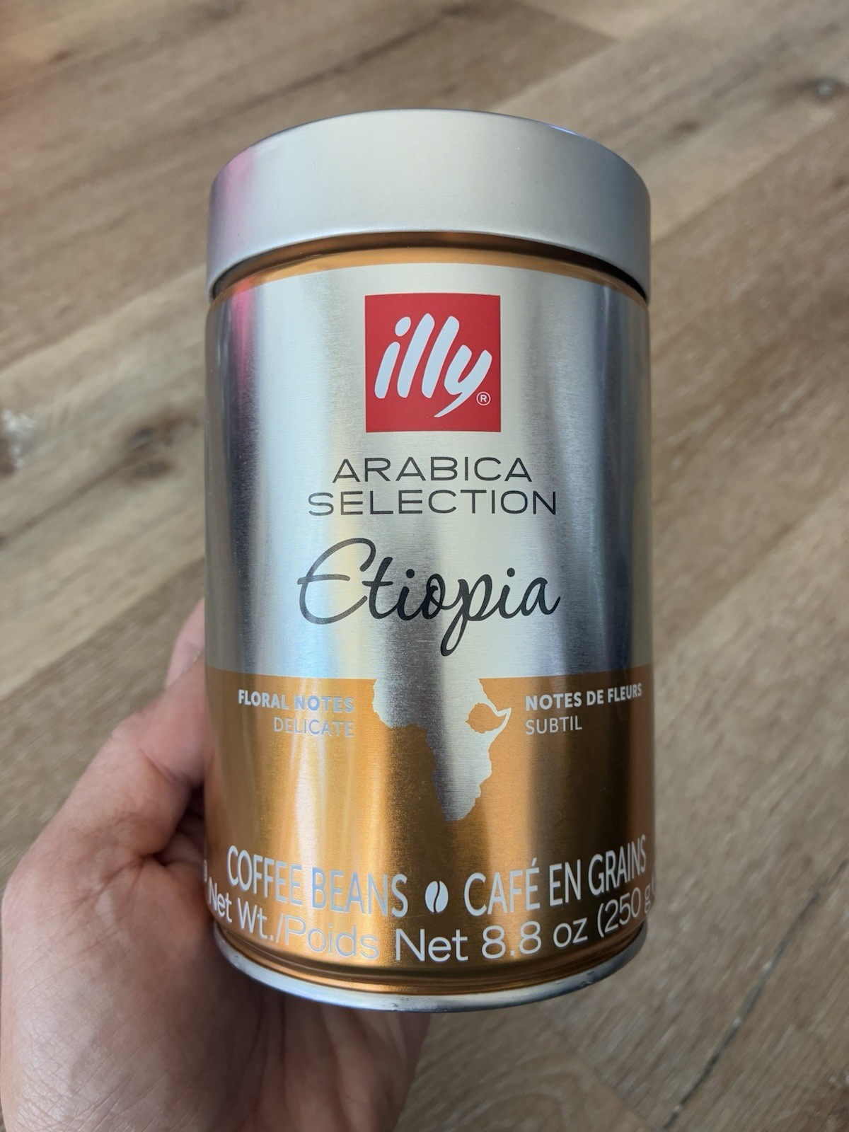 illy Arabica Selection Ethiopia Coffee Beans 8.8 oz (250g)