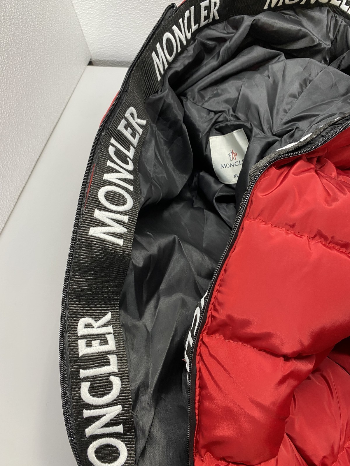 Moncler Womens Mr. Moncler Puffy Hooded Down Coat Size XL Red thumbnail 12