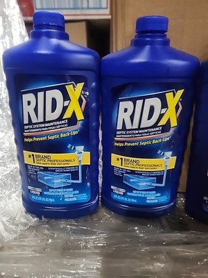 RID-X Septic Tank Treatment 24 oz Liquid 6-Month Supply 100% Biobased Free Ship